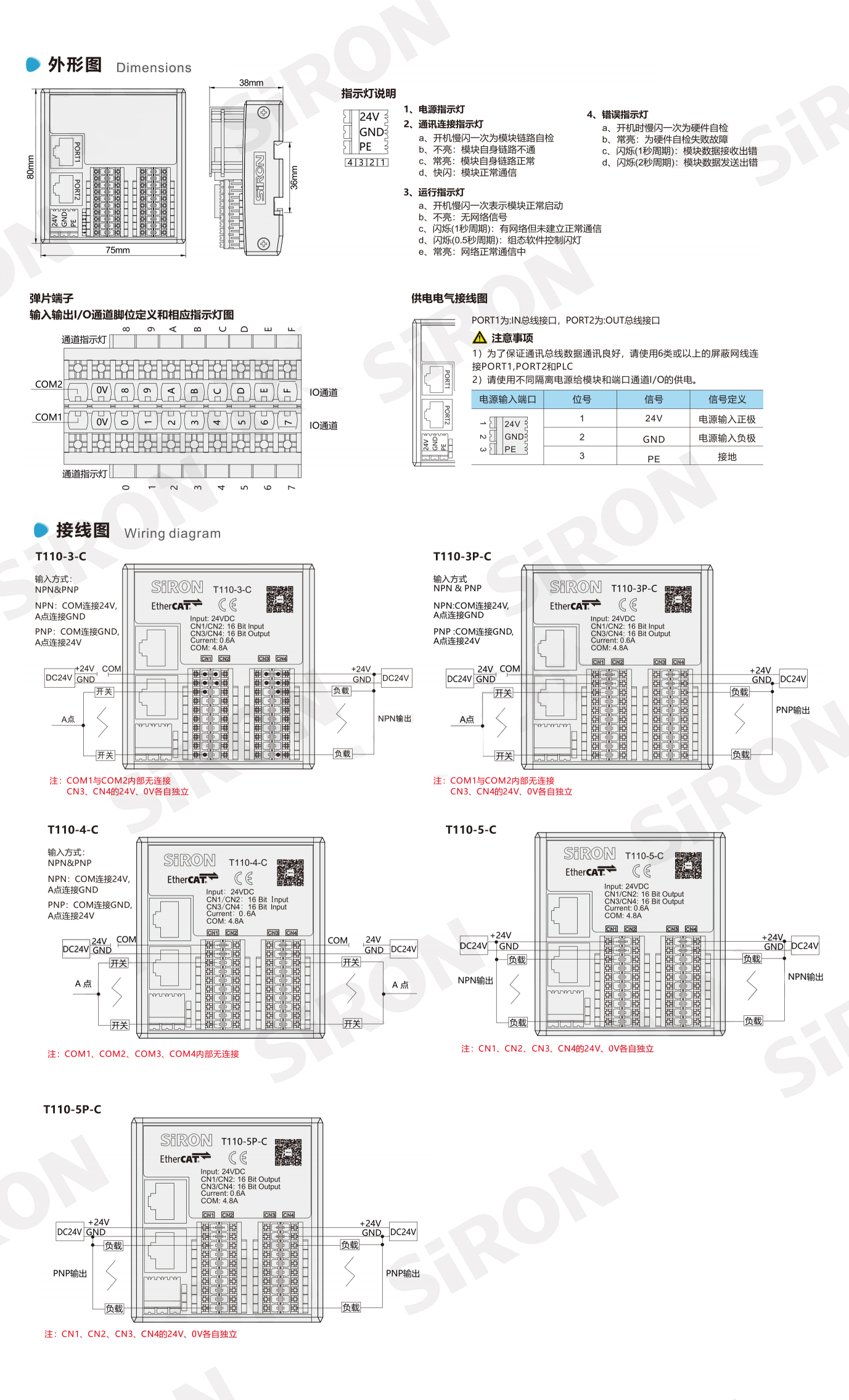 Bản vẽ kích thước module T11-C